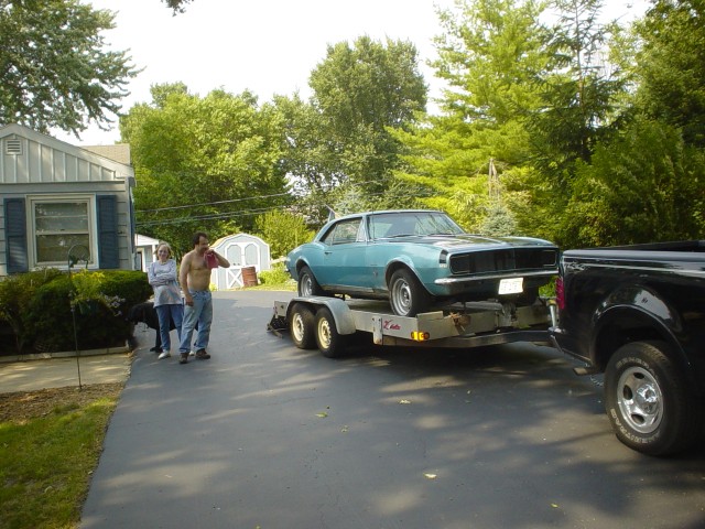 Sharon's baby gettin ready take for paint