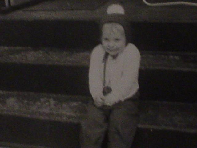 Sharon in her red outfit